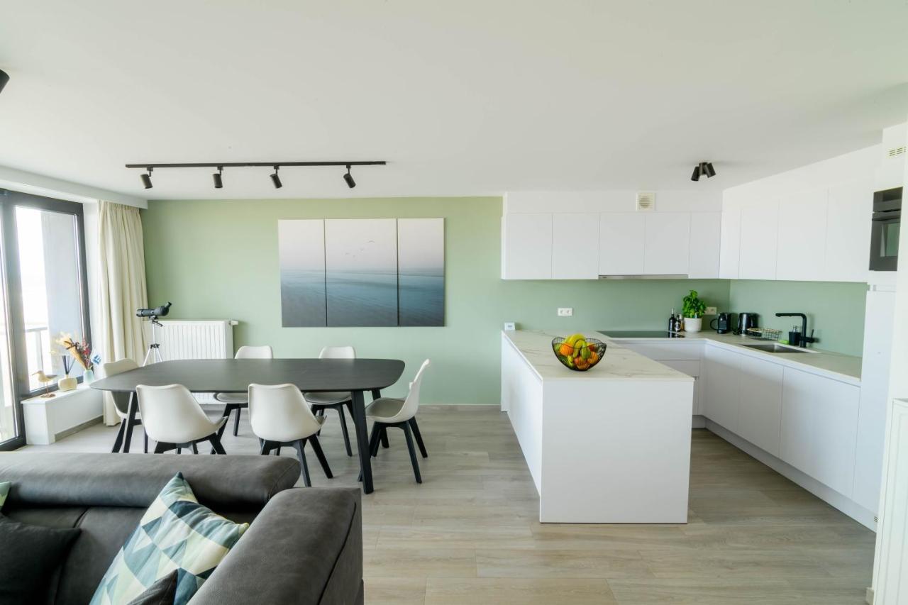 Premium Holidays - New Modern Apartment Oostkant With Seaview At Westende 米德尔克尔克 外观 照片