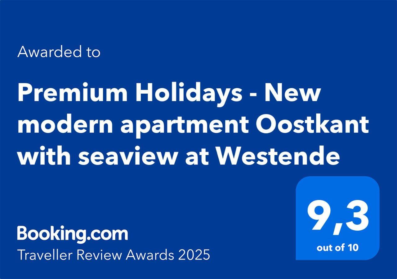 Premium Holidays - New Modern Apartment Oostkant With Seaview At Westende 米德尔克尔克 外观 照片